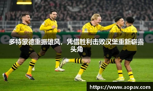 多特蒙德重振雄风，凭借胜利击败汉堡重新崭露头角