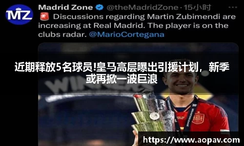 近期释放5名球员!皇马高层曝出引援计划，新季或再掀一波巨浪