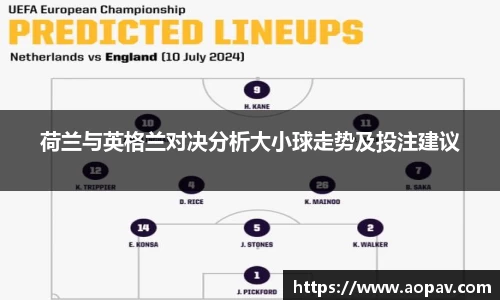 荷兰与英格兰对决分析大小球走势及投注建议
