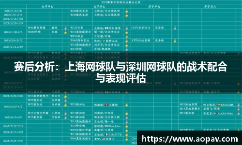 赛后分析：上海网球队与深圳网球队的战术配合与表现评估