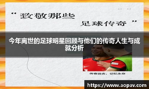 今年离世的足球明星回顾与他们的传奇人生与成就分析