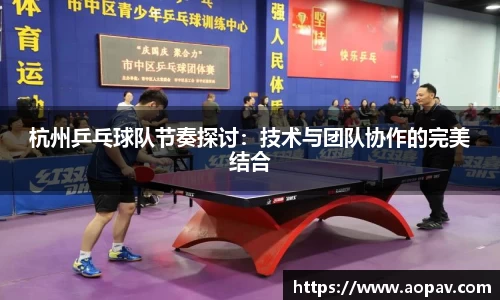 杭州乒乓球队节奏探讨：技术与团队协作的完美结合